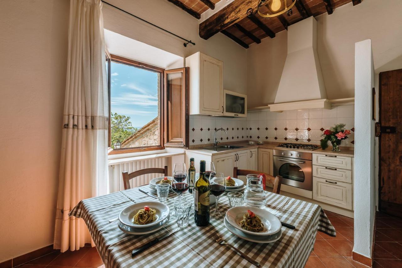 Borgo Villa A Sesta San Gusme Екстер'єр фото
